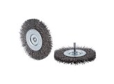 RHODIUS WIRE BRUSH  WHEEL WITH SHANK  ERBWBM 100X12X22X6 0 CRIMPED WIRE - 353269